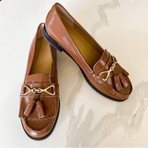 Talbots | Shoes | Talbots Laura Tasseled Leather Loafers  display picture 1